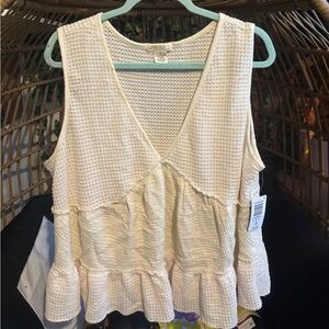 Torrid Festi babydoll tank top